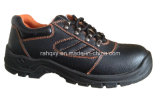 High-Quality Split Embossed Leather Safety Shoes (HQ05072)