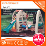 Plastic Children Swing Slide Outdoor Playground