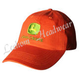 Promotional Baseball Embroidery Neon Orange Cap