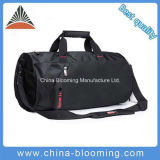 Waterproof Men Black Nylon Cylinder Duffel Sport Travel Bag