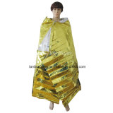 Waterproof and Portable PE Emergency Blanket in Gold