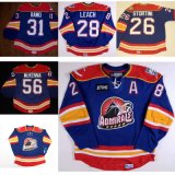 Customized Ahl Norfolk Admirals Stortini Jay Leach Hockey Jerseys