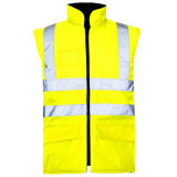 High Quality Reflective Raincoat with En20471 Standard (C2474)