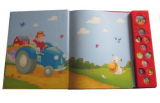 Hot Sale Children Music Sound Book with Button Printing Service