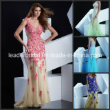 Flowers Cocktail Dress Vestidos Evening Gown Fashion Prom Dresses Ld1159