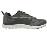 Hot Sale Men Breathable Sport Running Shoes with Flyknit Upper