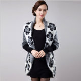 Wholesale Women Clothing Fashion Mohair Cardigan Short Sweater Hot Sales