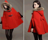 Winter Fashion Loose Bat Sleeve Women's Cape Coat (50031)