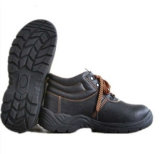 Industrial Leather Safety Boots with Steel Toecap (Sn1728)