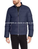 Men's Nylon Down Jacket with Collar