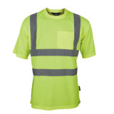 Cheap High Visibility Workwear Reflective Tshirt