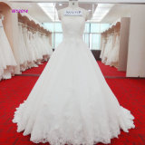 Pleats Bodice Sweetheart Neckline Lace Fabric A Line Wedding Party Dress