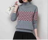 100% Wool Women High Neck Knit Fit Sweater