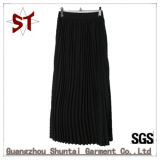 Women Leisure Medium-Long Style Half-Body Pleated Skirt