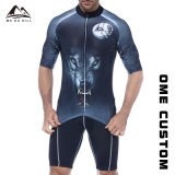 Wholesale Men Dry Fit Sublimation Colorful Cycling Jersey
