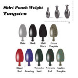 Wholesale Skirt Punch Tungsten Fishing Weight