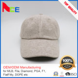 High Quality Warm Unisex Winter Baseball Solid Woolen Gorras Baseball Cap Factory