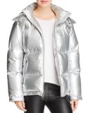 Sliver Women Plus Sizes Puffer Jackets Wholesale Clothing Factory