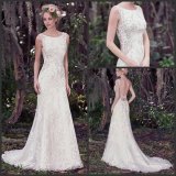 Sleeveless Bridal Formal Gowns 2017 Backless Lace Wedding Dress S201763