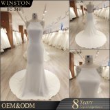 Fashion Bateau Neck Mermaid Wedding Dress