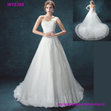 W18384 Classic Knit Style and OEM Service Supply Type Wedding Dress