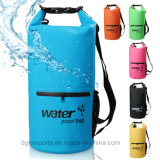 High Quality Waterproof Dry Bag with Zipper Pocket Shoulder Strap