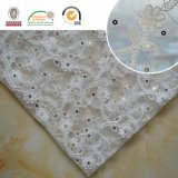 White 3D Floral Wedding Lace Fabric for Wedding Party2017 C10012