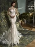 Newest Strapless Lace Mermaid Wedding Dress