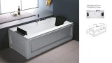 Worldwide Popular Acrylic Skirt-Apron Freestanding Rectangle Hot Bathtub (BNG2013)