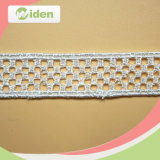 China Alibaba Manufacturer Embroidery Beautiful Chemical Lace for Wedding