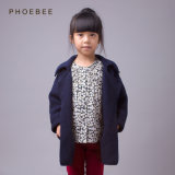 Fashion Elegant Blue Girls Clothes Children Coat