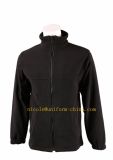 Custom Black Mens Work Outdoor Polar Fleece Jacket