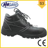 Nmsafety Cow Split Leather Middle Cut Stock Working Shoes