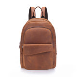 2017 Hot Selling Real Leather Bag School Backpack for Student