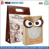 2017 New Fashion Kraft Paper Bag Owl Paper Bag