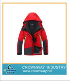 Mens Waterproof High Quality Ski Jacket with Adjustable Hood (CW-MSKIW-75)