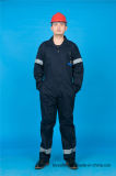 High Quality Safety 65% Polyester 35%Cotton Long Sleeve Cheap Coverall (BLY1020)