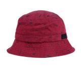 New Design Red Canvas Bucket Hat