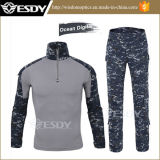 Ocean Digital Tactical Outdoor Uniform Camouflage Suit Military Army Uniform