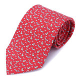 Private Label Men Business Ink Printing Tie Silk