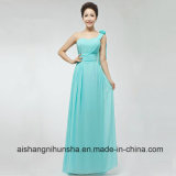 Women One Shoulder Chiffon Evening Party Bridesmaid Dresses