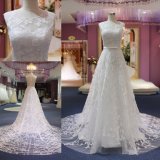 A Line Lace Beach Bridesmaid Wedding Bridal Gowns Dresses