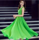 OEM Hot Sale Fashion Women Chiffon Long Party Dress