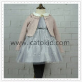 Winter Autumn Wool Dress Coat Clothing Set for Children