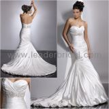 Mermaid Long Sleeve Bridal Dress Sash Choker Bridal Gown Mg001
