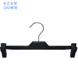 Non Slip Plastic Black Pants Clip Hanger