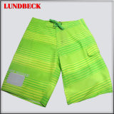 Stripe Style Men's Beach Shorts with Bright Color