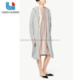 Fashionable Length Knitted Cardigan with Pockets Basical Garment for Autumn-Winter Season