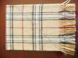 Cashmere Woolen Plaid Scarf (HM-SC09007)