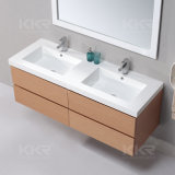 Ce Approved White Solid Surface Washing Basin for Bathroom